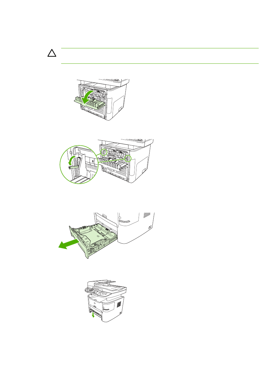 자동 양면 인쇄 경로에서 용지 걸림 해결 HP LaserJet 3050 All in One Printer